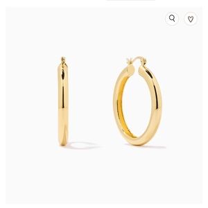 Gold Tube Hoops